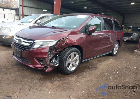 2019 Honda Odyssey Ex-L из США, поврежденный, VIN 5FNRL6H76KB125348